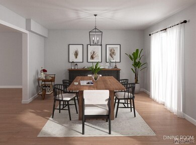 Virtual Staged Dining Room