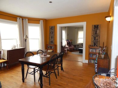 Large dining room can be open to...