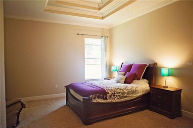 Master Bedroom with double tray ceilings