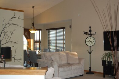 Nice open plan with vaulted ceilings.