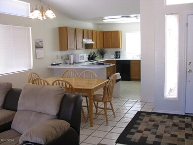 family room- looking towards kitchen
