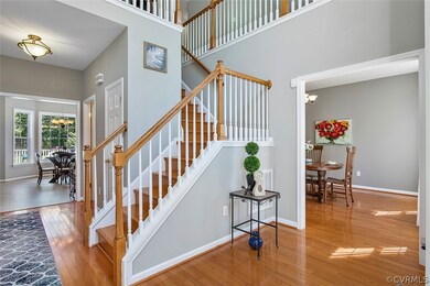 Freshly painted first floor