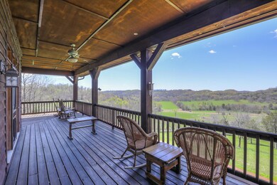 View from front wrap around porch