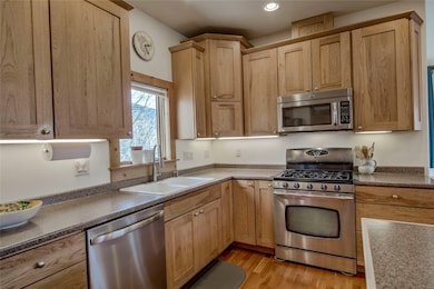 Custom hickory cabinets