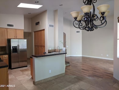 Kitchen/Living from Dining Room