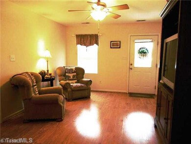 Living Room. spacious living room with nice laminate flooring