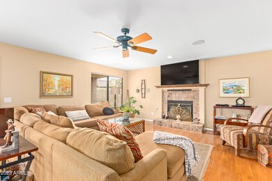 Family room w/ fireplace