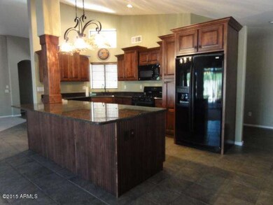Kitchen with Over-Sized Island