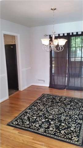 Formal Dining Room - Newly Sanded and Stained Floo