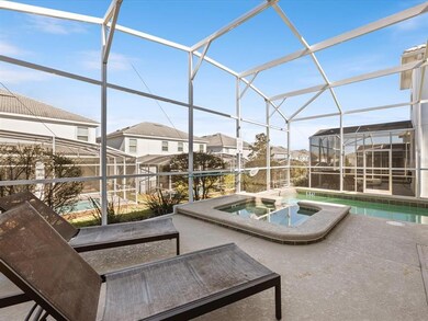 View of North facing pool deck