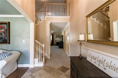 The front entry way features beautiful tile floors