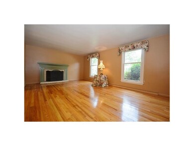 Living Room. Gleaming hardwood floors