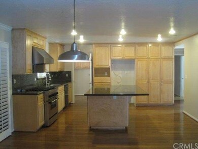 View of kitchen from family room