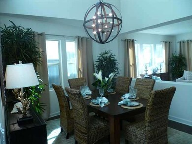 Wonderfully naturally lit dining area includes thi