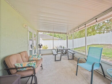 Large screened porch.