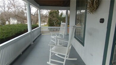 Front porch offers a nice quiet place to enjoy the