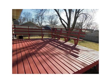 Deck. Large with built in seating for entertaining