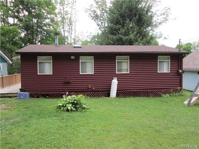 Backyard. A fresh coat of paint on all 4 walls, an