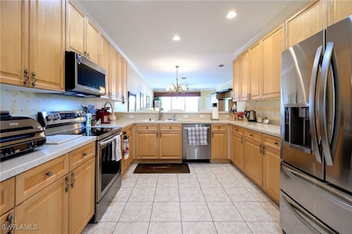 Huge Kitchen with Stainless Appliances