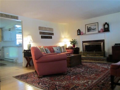 Living Room, Wood Burning Fireplace,...