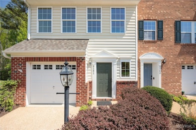 View of front of home featuring an attached garage