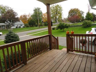 Patio/Deck. Front entry porch overlooking double w