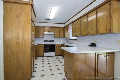Kitchen is efficient and offers lots of storage an