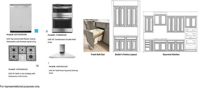 Kitchen Appliance Selections.   Home is under construction and selections are subject to change.