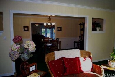 View from the living room looking towards dining a