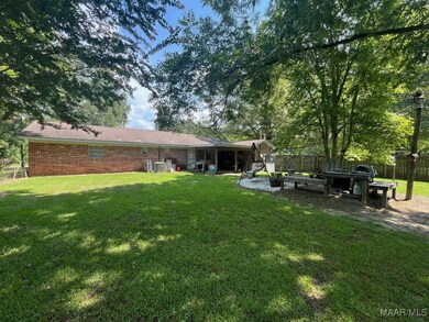 View of the rear of the house from the barn.