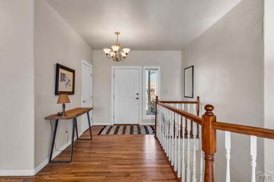front entryway from dining area