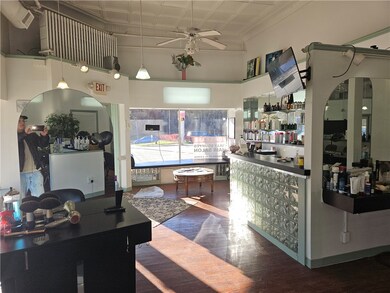 View from the center of salon looking to front