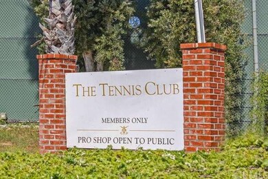 Private tennis club across the street.