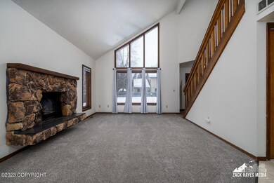 Fireplace in living room