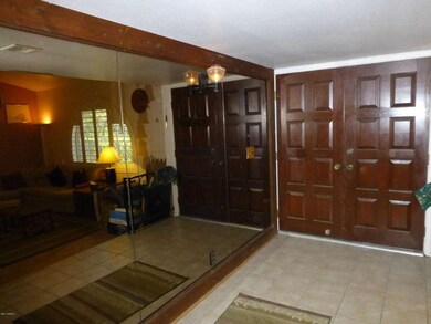 Interior front entry