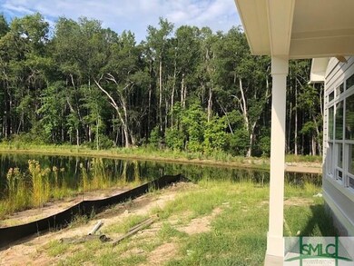 View from the side of the back patio