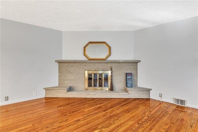 Fireplace on Main level in Living Room