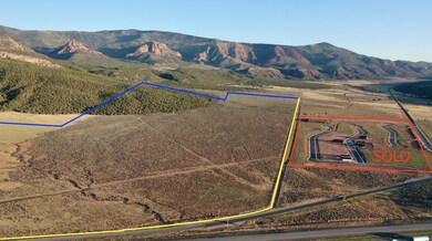 Schurtz Canyon View with Property Lines