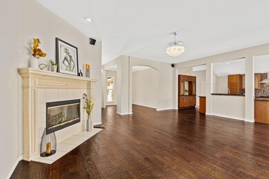 Elegant fireplace