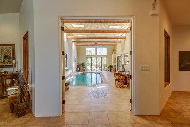 Front foyer looking into pool room