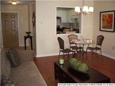 View from living towards the kitchen