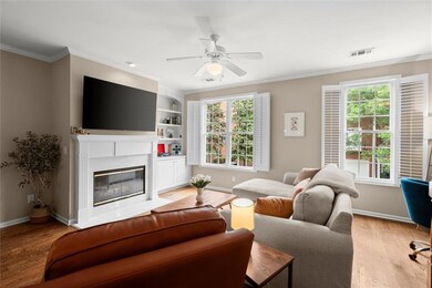 Living Room and Fireplace