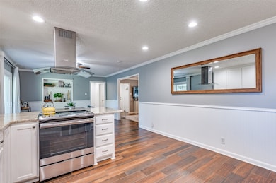 Functional kitchen with ample cabinet and counter space
