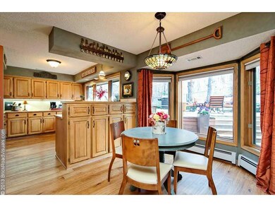 Kitchen. More of the impressive views.  Breakfast nook is intentionally surrounded by large windows.