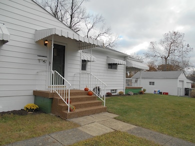 Front and garage