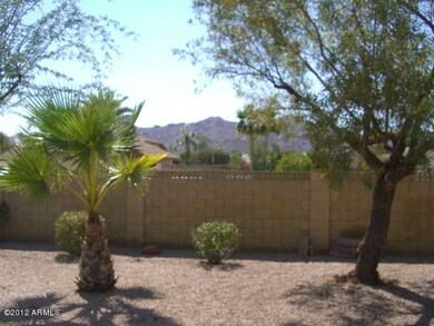 view from the back yard to the mountains