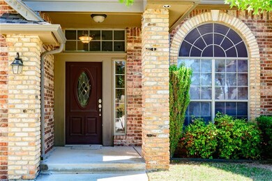 Welcoming entry with covered front porch.