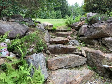 Stairs from driveway