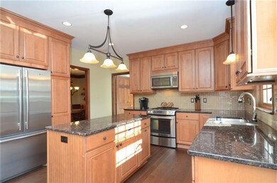 Fully equipped Kitchen, large center island with a