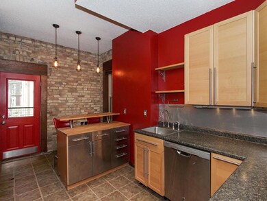 There is a breakfast bar as well as a formal dinin